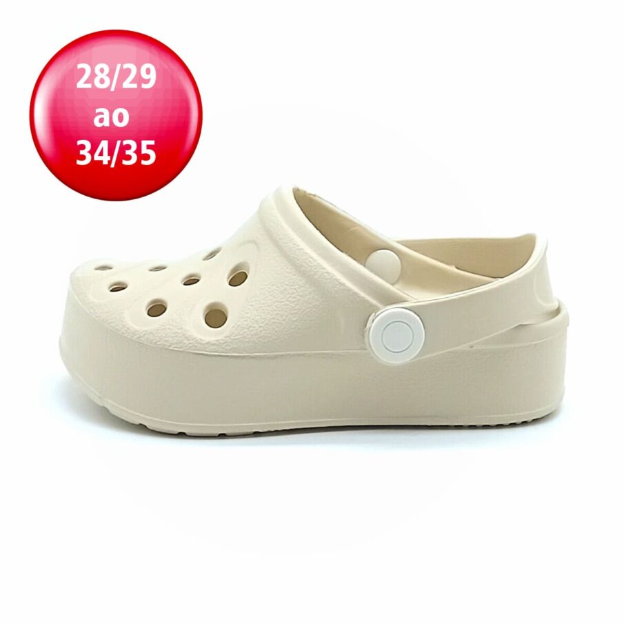 Sandália Babuche Meleve - Off White/Branco - AT487