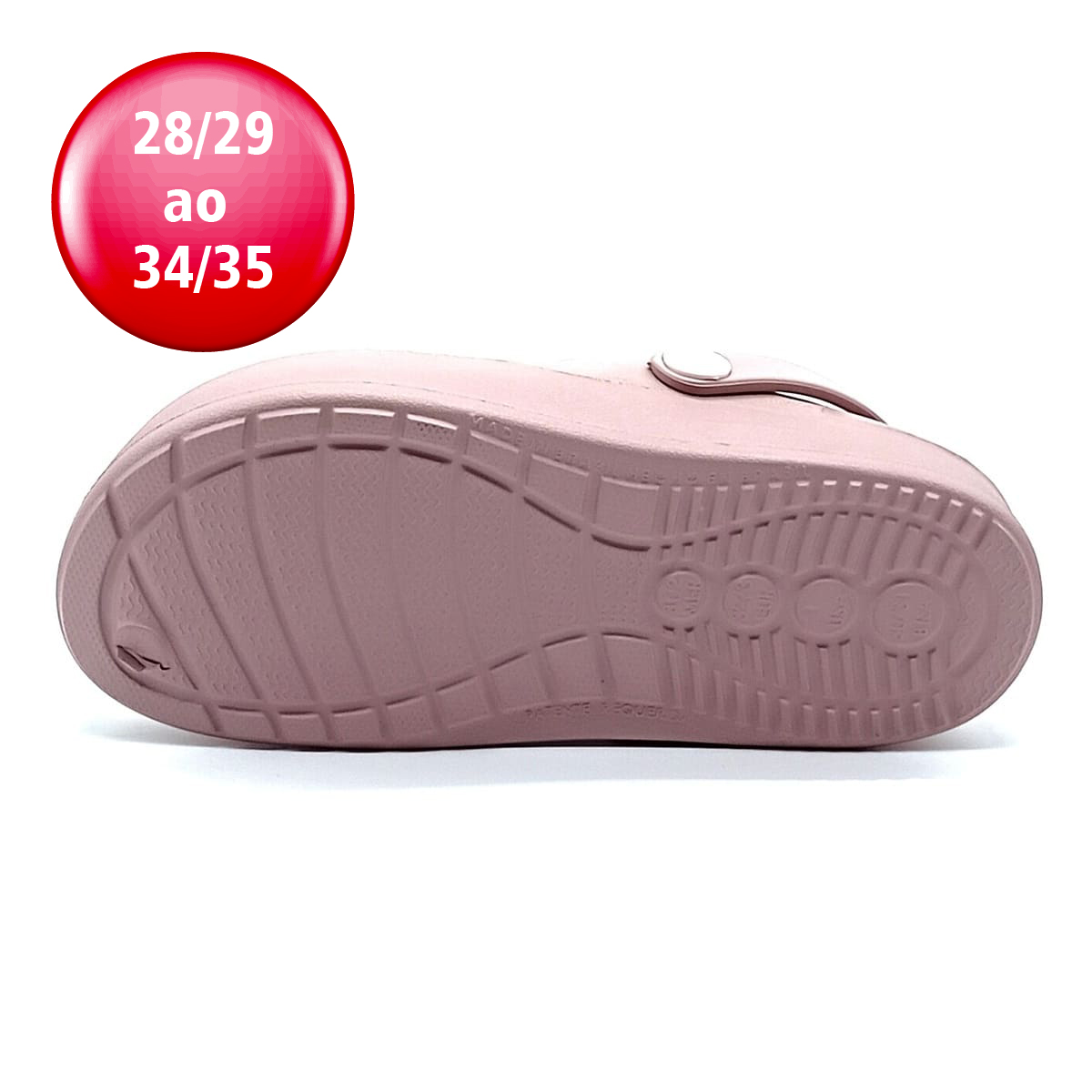 Sandália Babuche Meleve - Soft Rose/Branco - AT487 - Imagem 4