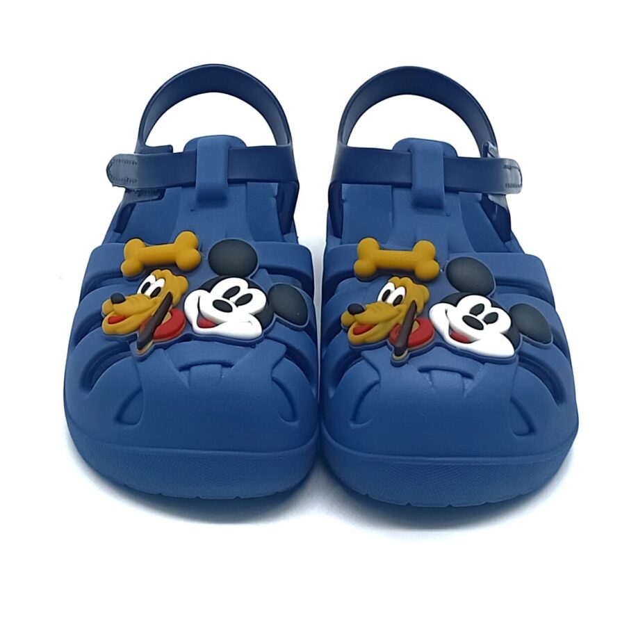 Sandália Fechada Velcro - Azul Médio/Escuro - 22303