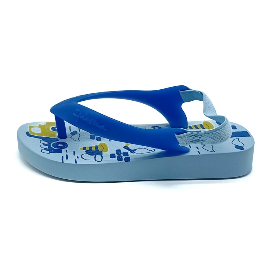 Chinelo com elástico Ipanema - Azul/Amarelo - 27011