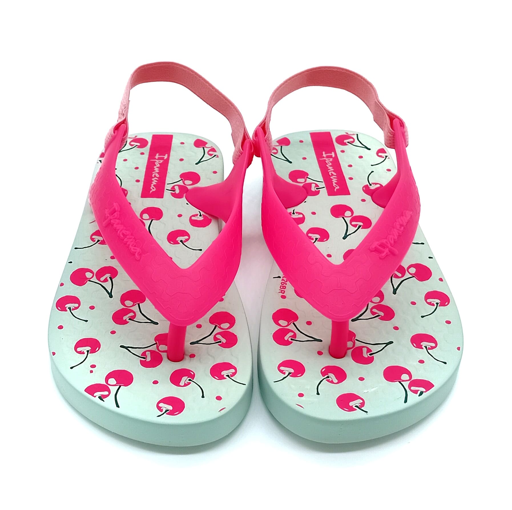 Chinelo com elástico Ipanema - Verde/Rosa - 27011 - Imagem 3