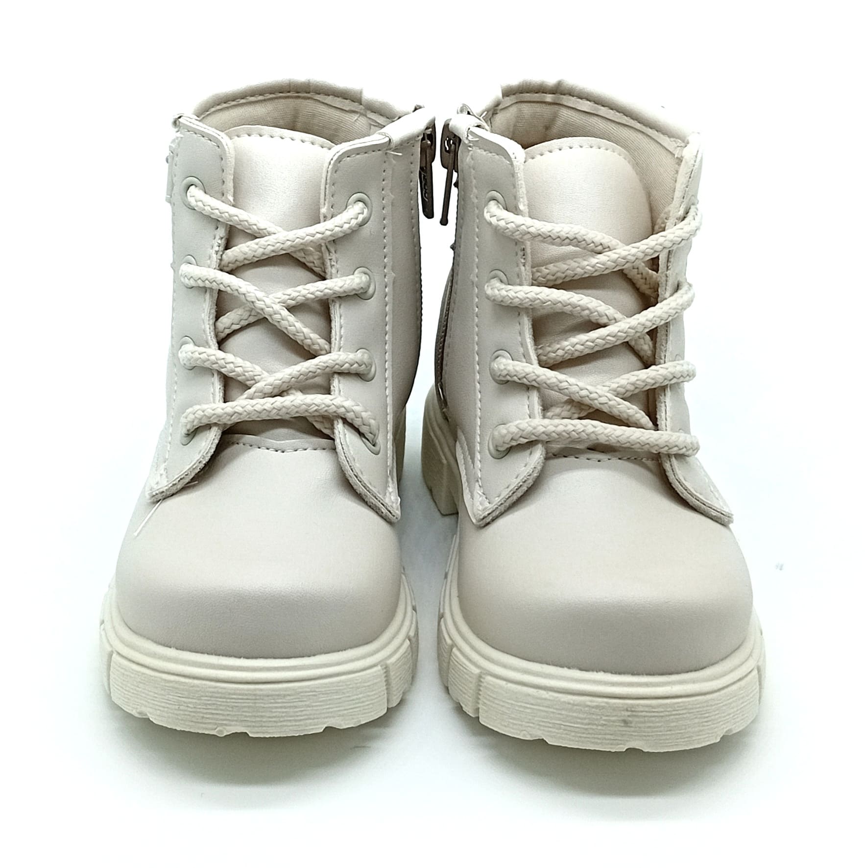Bota Cadarço/Zíper Grugui - Off White - 098290 - Imagem 2