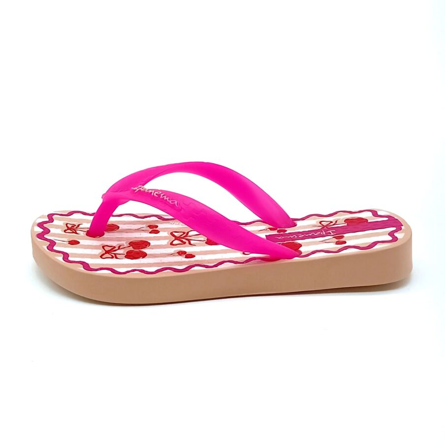 Chinelo Ipanema - Bege/Rosa/Vermelho - 27012