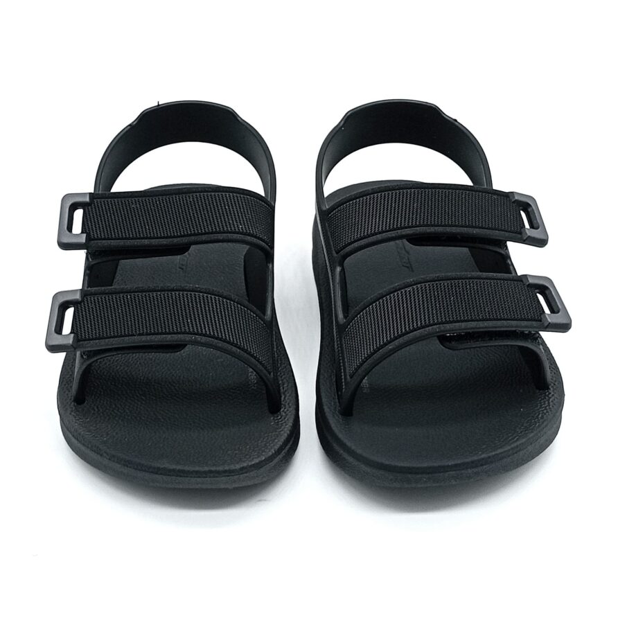 Sandália Aberta Velcro Rider - Preto Grafite - 12660
