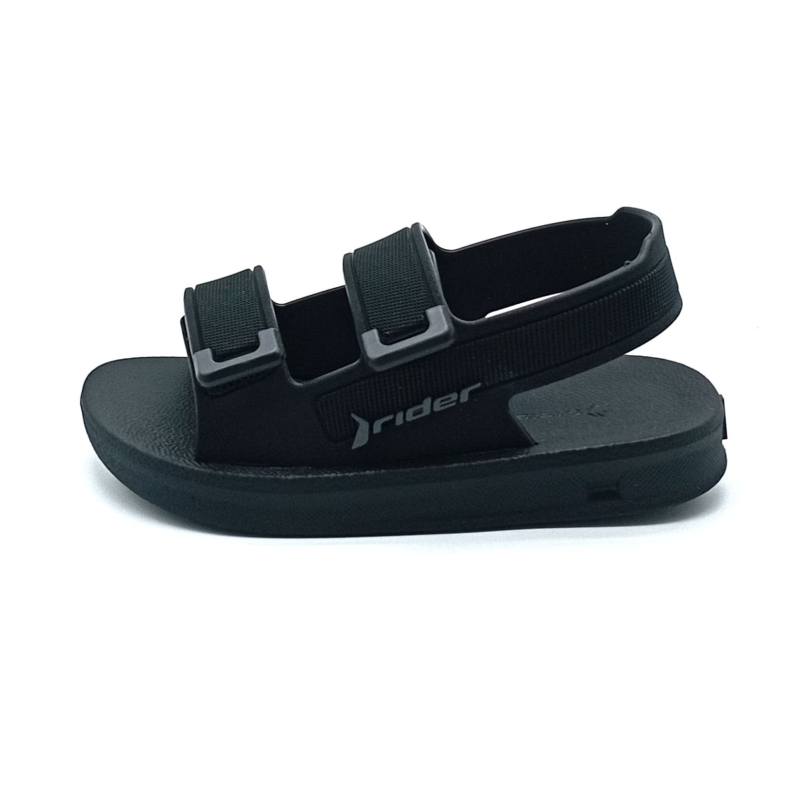 Sandália Aberta Velcro Rider - Preto Grafite - 12660 - Imagem 3