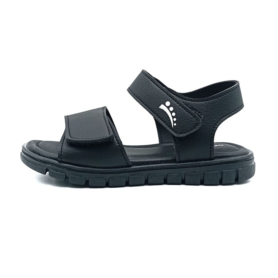 Sandália Colegial Velcro Ortopasso - Preto - 63590