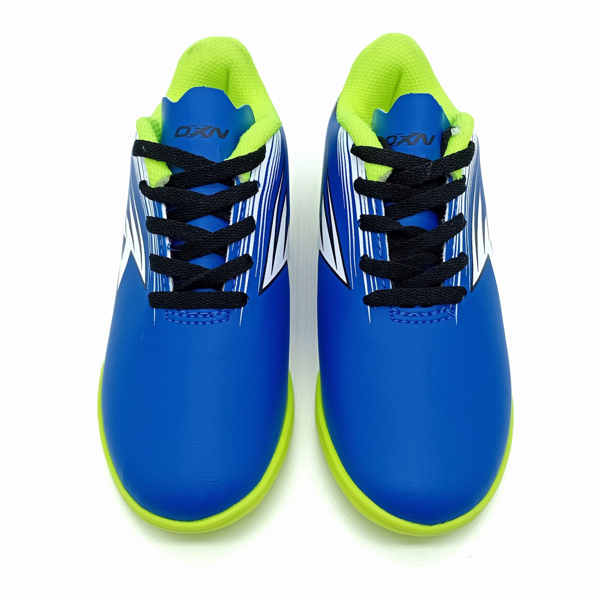 Chuteira Futsal Cadarço Oxn - Azul/Branco/Preto - 4251390 - Imagem 3