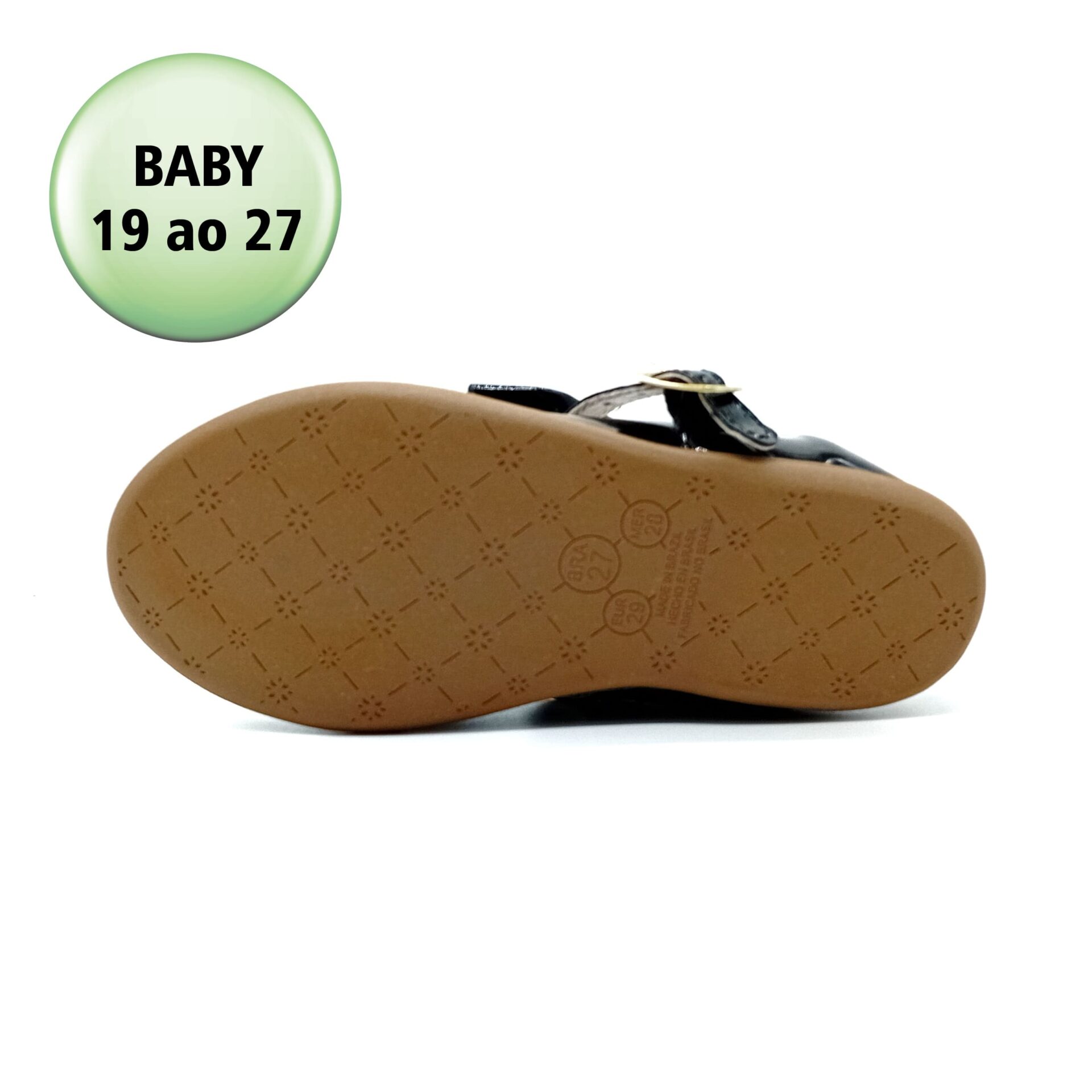 Sapato Social Fivela Verniz Classic Girls - Preto - 220877 - Imagem 4