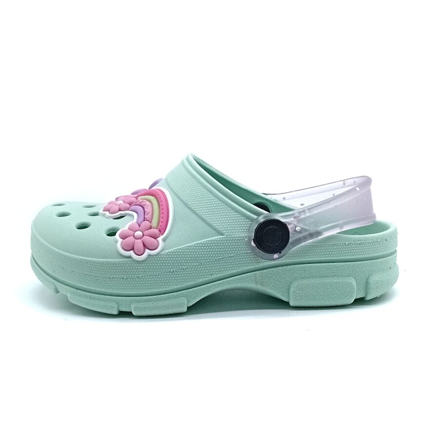 Sandália Babuche Sarto e Milla - Verde Gliter - 230151