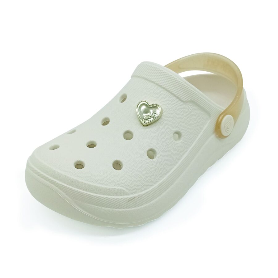 Sandália Babuche Infantil Feminina Off White - Dijean