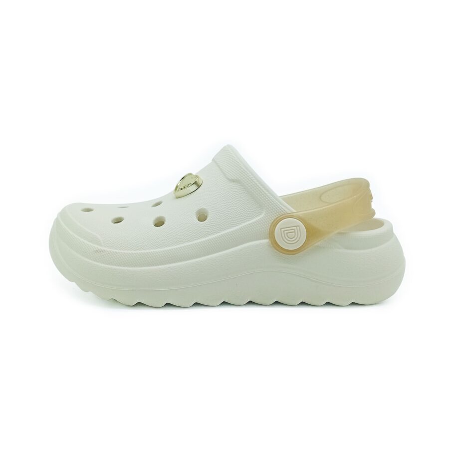 Sandália Babuche Infantil Feminina Off White - Dijean